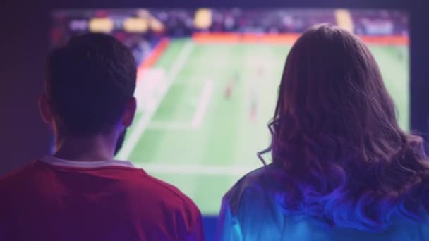 Białoruś Mińsk Stycznia 2022 Esports Młodzi Gracze Grają Piłkarską Grę — Wideo stockowe