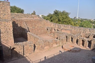 Feroz Shah sarayının kalıntıları.