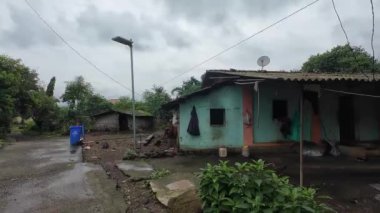 Maharashtra köyünün manzarası.