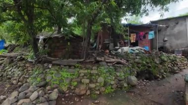 Maharashtra köyünün manzarası.