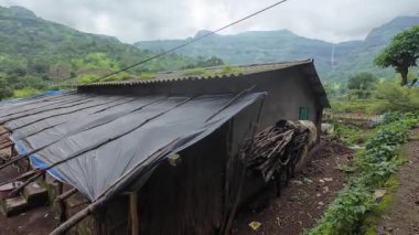 Maharashtra köyünün manzarası.