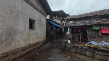 Maharashtra köyünün manzarası.