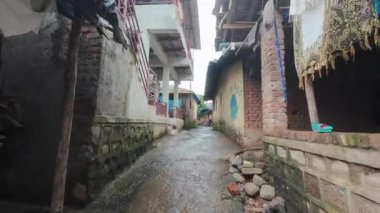 Maharashtra köyünün manzarası.