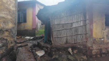 Maharashtra köyünün manzarası.