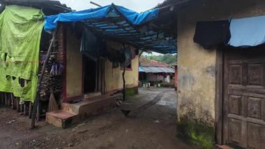 Maharashtra köyünün manzarası.