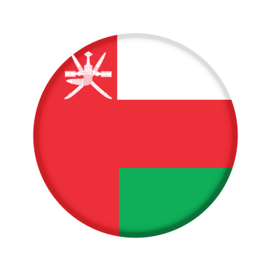 Umman 'ın izole edilmiş bayrağı.