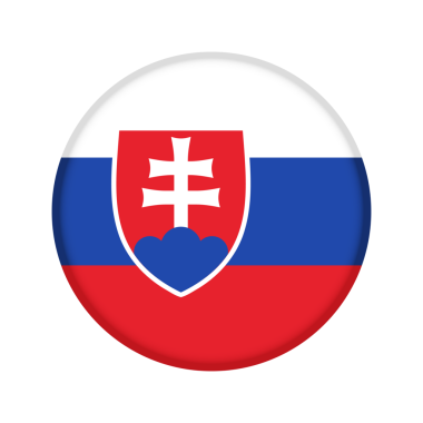 İzole edilmiş yuvarlak bayrak 