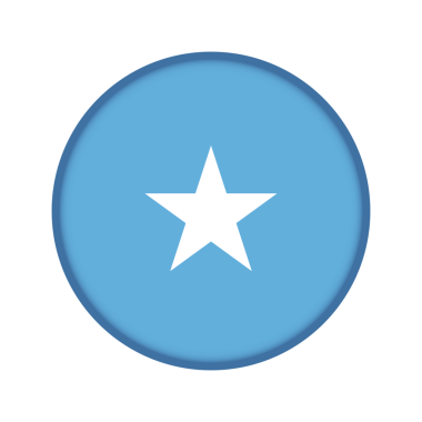 Somali 'nin izole edilmiş bayrağı