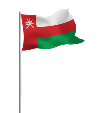 Umman 'ın bağımsız ulusal bayrağı