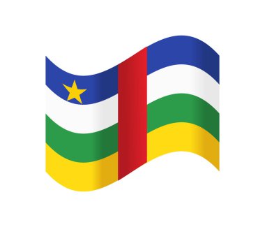 Orta Afrika Cumhuriyeti 'nin izole bayrağı