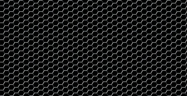 Fondo Metal Perforado Negro Textura Metálica Acero Fondo Fibra Carbono — Archivo Imágenes Vectoriales