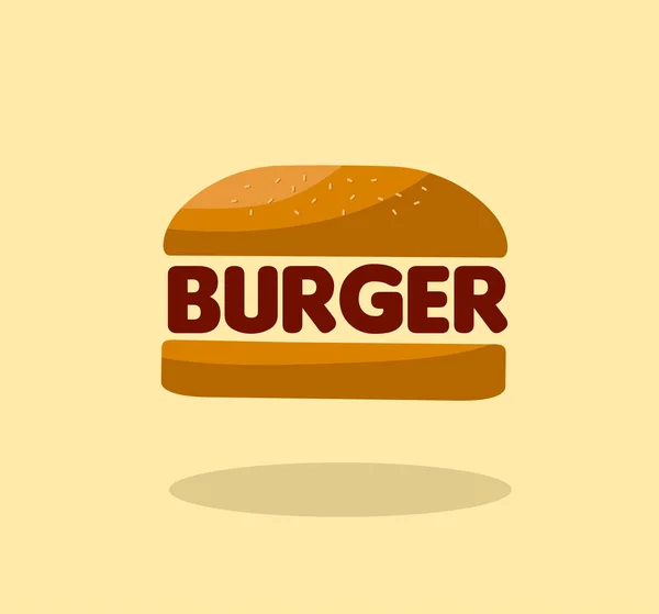 Вкусный Одноместный Бургер Сыром Помидорами Чизбургер Иконка Логотип Стикер Вашего — стоковый вектор