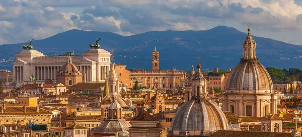 Roma tarihi merkezi eski ufuk çizgisi 