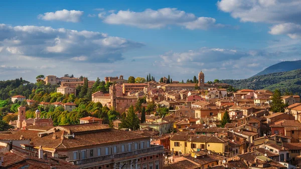 Perugia Tarihi Merkezi Ufuk Çizgisi Telifsiz Stok Fotoğraflar