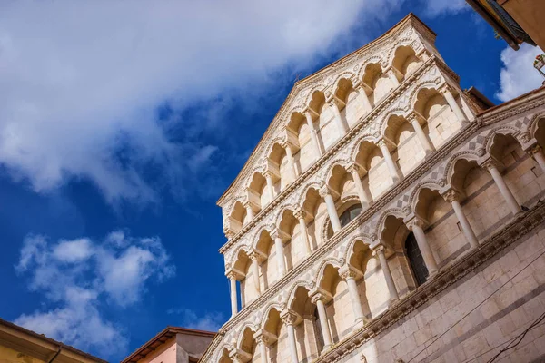 Szent Mihály Borgo Századi Középkori Templom Történelmi Központjában Pisa — Stock Fotó