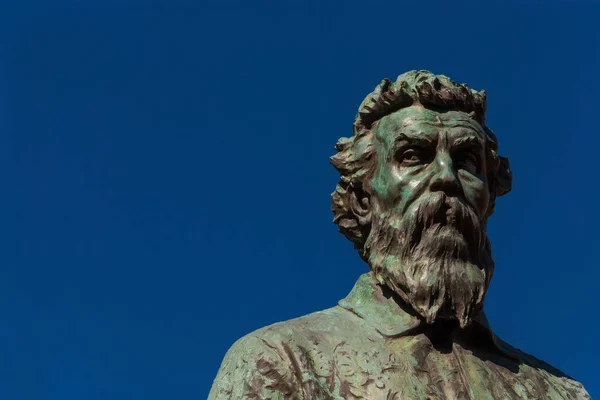 Benvenuto Cellini Famoso Ourives Escultor Renascentista Italiano Antigo Monumento Bronze — Fotografia de Stock
