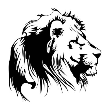 Aslan Kafa Afrika 'nın en büyük 5 hayvanından birini tasvir ediyor.