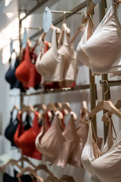 Mağazadaki kadın iç çamaşırı..