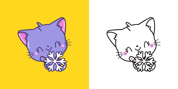 Pegatinas de gatos ángeles ilustración del vector. Ilustración de