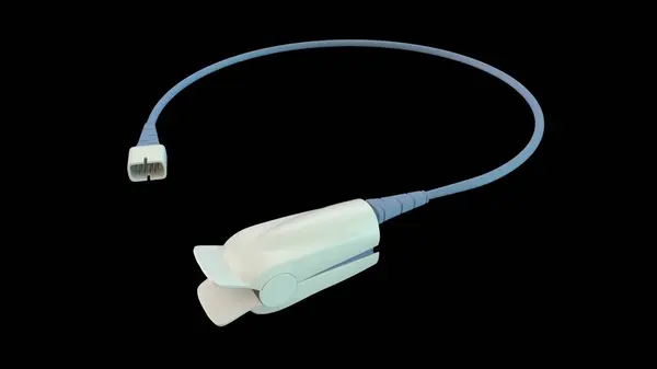 Parmak Ucu Nabız Oksimetre 3d illüstrasyon