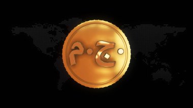 Altın Mısır para birimi sembolü Mısır pound para birimi işareti