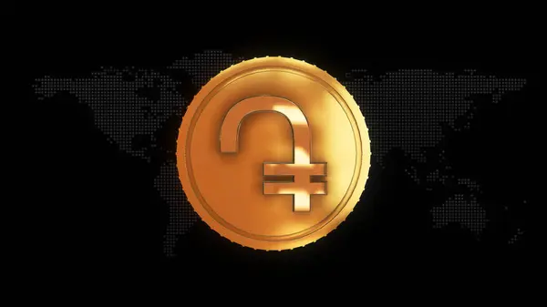 Altın Ermeni dram para birimi sembolü Ermeni dram para birimi işareti