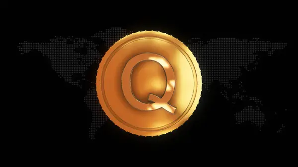 Altın Guatemala quetzal para birimi sembolü altın Guatemala quetzal para birimi işareti