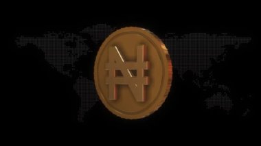Altın Nijerya naira para birimi sembolü altın Nijerya naira para birimi işareti