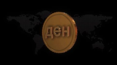 Altın Makedon dinar para birimi sembolü Makedon dinar para birimi işareti