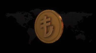 Altın Türk lira para birimi sembolü Türk lira para birimi işareti
