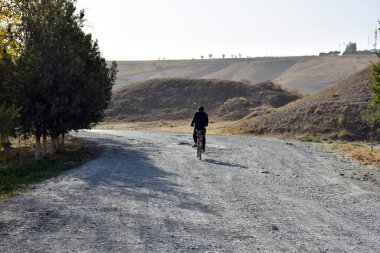 life in the countryside. The man returning to his home