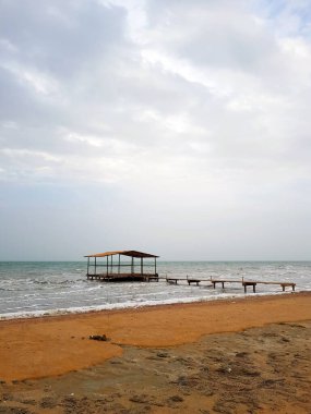 The Aral Sea is a landlocked endorheic basin in Central Asia