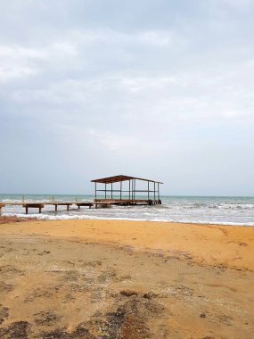 The Aral Sea is a landlocked endorheic basin in Central Asia