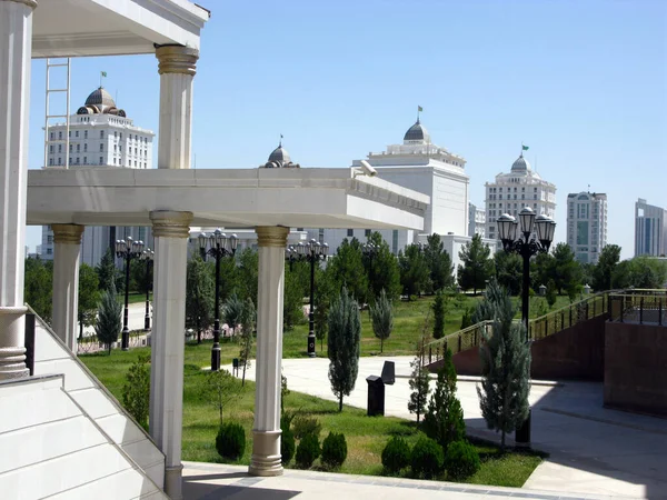 Aschgabat Oder Asgabat Ist Die Hauptstadt Und Die Größte Stadt — Stockfoto