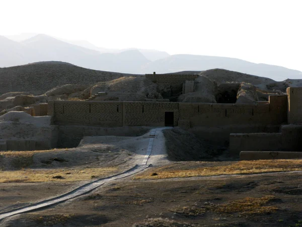 Nisa Nın Parthian Kaleleri Eski Yeni Nisa Olarak Bilinen Antik — Stok fotoğraf
