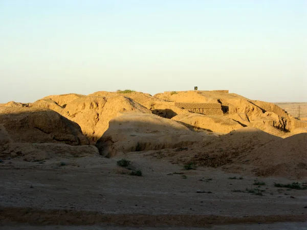 stock image The Parthian Fortresses of Nisa o ancient ruins, known as Old and New Nisa