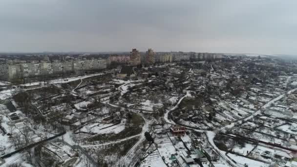 Het Mariupol Panorama Van Stad Azovsteel Zee Februari 2022 Voor — Stockvideo
