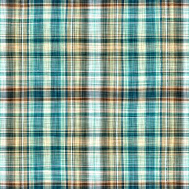  Seamless sailor flannel textile gingham repeat swatch.Teal rustic coastal beach house check fabric tile.