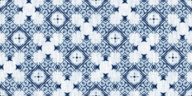  Yıkanmış geometrik çukur boyalı bulanık efekt kenarı. Denizcilik ve deniz mavisi, maskülen, keten desenli sonsuz bant arka plan. İndigo boyası, yıkama, deniz mavisi, dikişsiz sınır deseni..