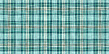  Seamless sailor flannel edging trim textile. Gingham rustic banner ribbon endless tape.Teal rustic coastal beach house border check fabric tile.
