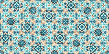  Modern nantucket summer printed edging time fabric. Banner ribbon in seamless repeat.Teal beach house border in coastal style patchwork pattern.