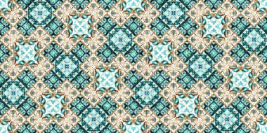  Modern nantucket summer printed edging time fabric. Banner ribbon in seamless repeat.Teal beach house border in coastal style patchwork pattern.