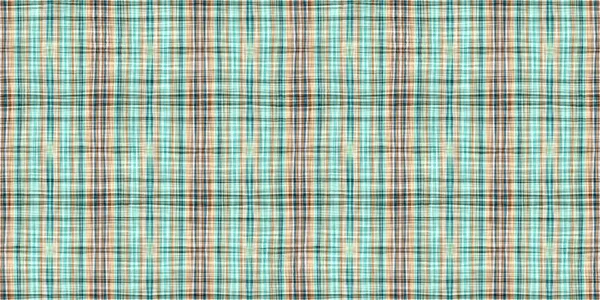 Seamless Sailor Flannel Edging Trim Textile Gingham Blur Rustic Banner — Stockfoto