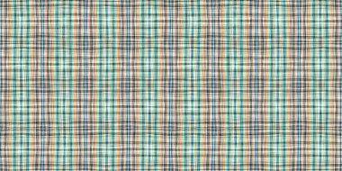  Seamless sailor flannel edging trim textile. Gingham blur rustic banner ribbon endless tape. Teal rustic coastal beach house border check fabric tile.