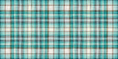  Seamless sailor flannel edging trim textile. Gingham rustic banner ribbon endless tape.Teal rustic coastal beach house border check fabric tile.