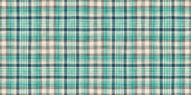  Seamless sailor flannel edging trim textile. Gingham rustic banner ribbon endless tape.Teal rustic coastal beach house border check fabric tile.