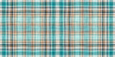  Seamless sailor flannel edging trim textile. Gingham rustic banner ribbon endless tape.Teal rustic coastal beach house border check fabric tile.