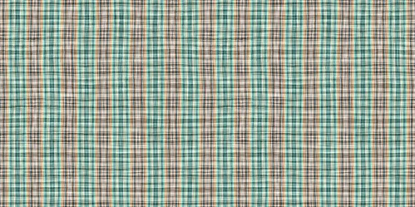 Seamless Sailor Flannel Edging Trim Textile Gingham Blur Rustic Banner — Stockfoto