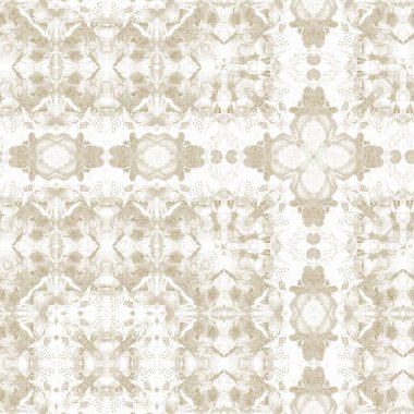 Kusursuz sahil bulanık krem bez efekti geometrik mozaik etki. Sahil evi tarzı kumaş tekrarı. Ecru doğal keten etkisi. Sahil coğrafi arka plan.