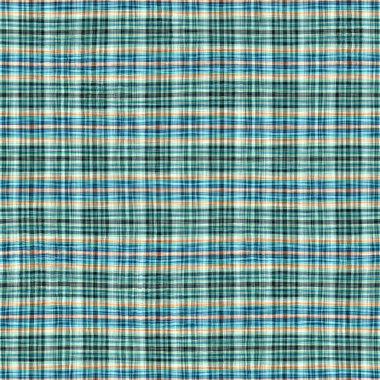  Seamless sailor flannel textile gingham repeat swatch.Teal rustic coastal beach house check fabric tile.